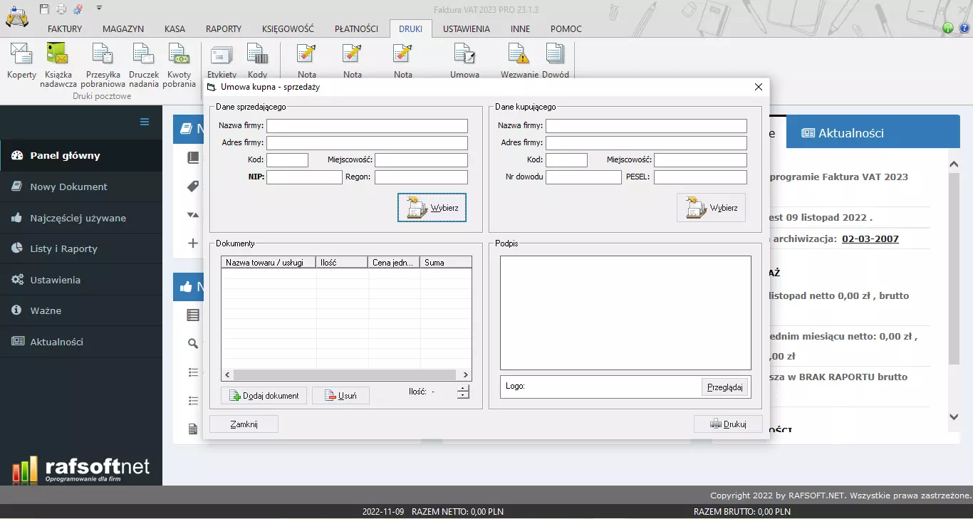 Umowa kupna-sprzedaży