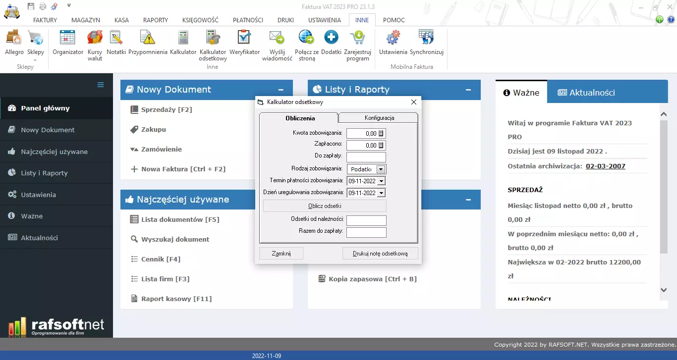 Kalkulator odsetkowy