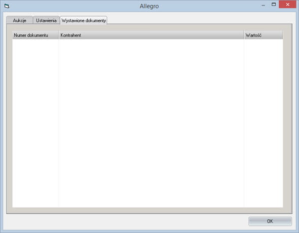 Other - Shops - Allegro - Invoicing system