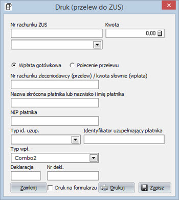 Payments - Social Security transfers - Invoice program