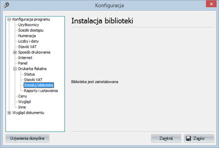 Basic - Program configuration - Invoicing software for small businesses