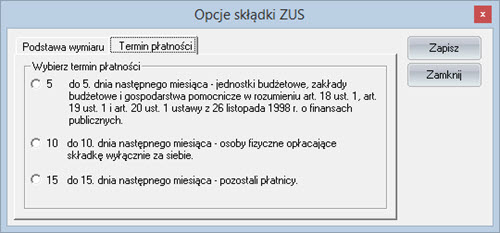 Accounting - Accounting - ZUS - Invoices program