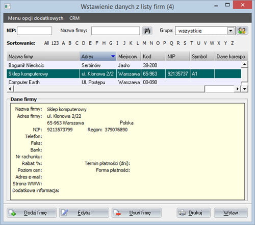 Warehouse - Prints - Form GRN - Invoice program