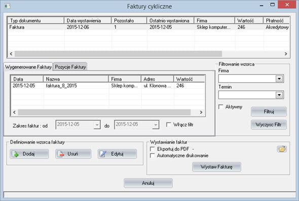 Invoices - Invoices - Recurring invoices - Invoicing software