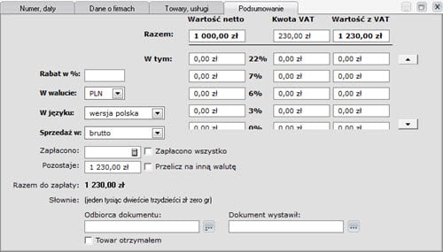 Invoices - Document - New purchase document - forms - The best invoicing software