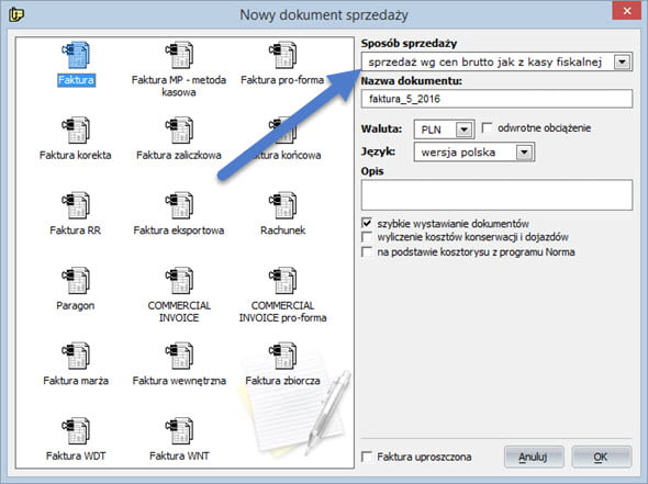 Invoices - Document - New Sales Document - Invoicing Software