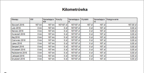 Mileage allowance - A simple invoicing program