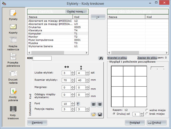 Barcodes - Invoicing Software