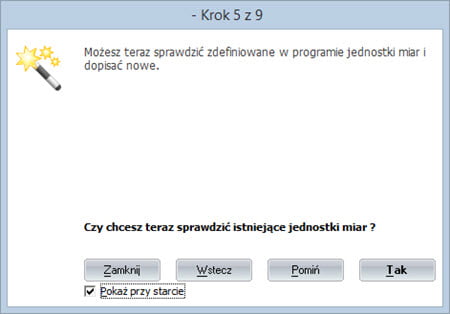 Initial Setup Wizard - Invoicing Software