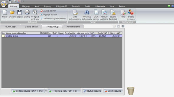 Creating a receipt - The best invoicing program