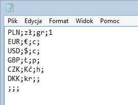 Adding new currencies - Invoicing software